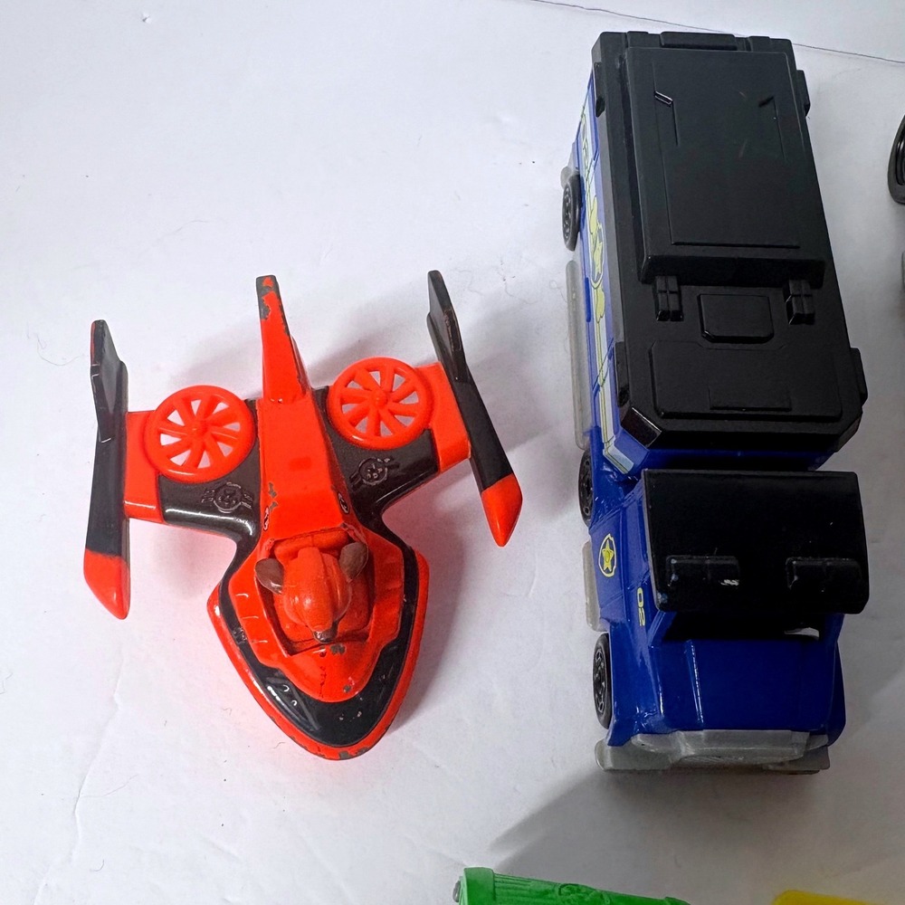 Paw Patrol Vehicle Lot 17 True Metal Diecast & 3 Plastic Cars HTF Ella Robo Dog - Picture 2 of 8